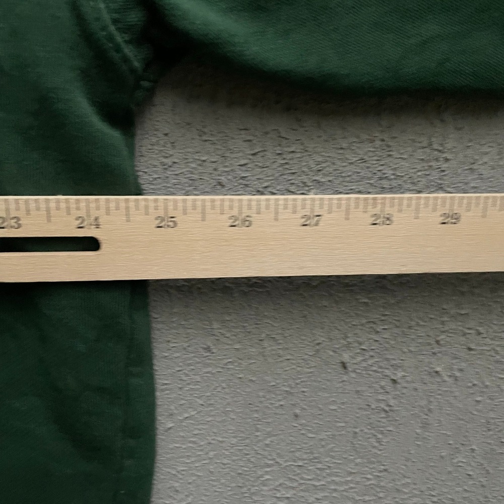Vintage Brockport SUNY Full Zip Hoodie Mens XL Green 90s Jansport New York - Picture 6 of 8